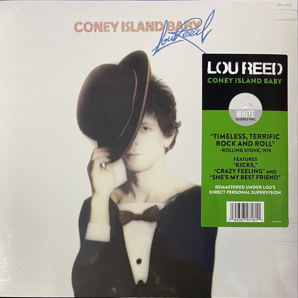 VINILO LOU REED/ CONEY ISLAND BABY (White Vinyl) 1LP1