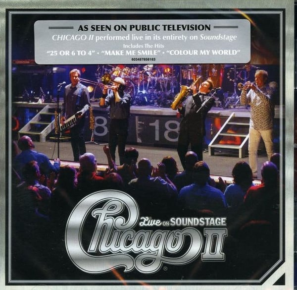 CD CHICAGO / CHICAGO II - LIVE ON SOUNDSTAG 1CD1