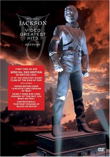 DVD MICHAEL JACKSON/ VIDEO GREATEST HITS - HISTORY 1DVD1