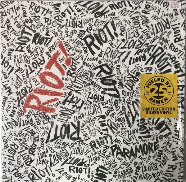 VINILO PARAMORE/ RIOT! (SILVER) 1LP1