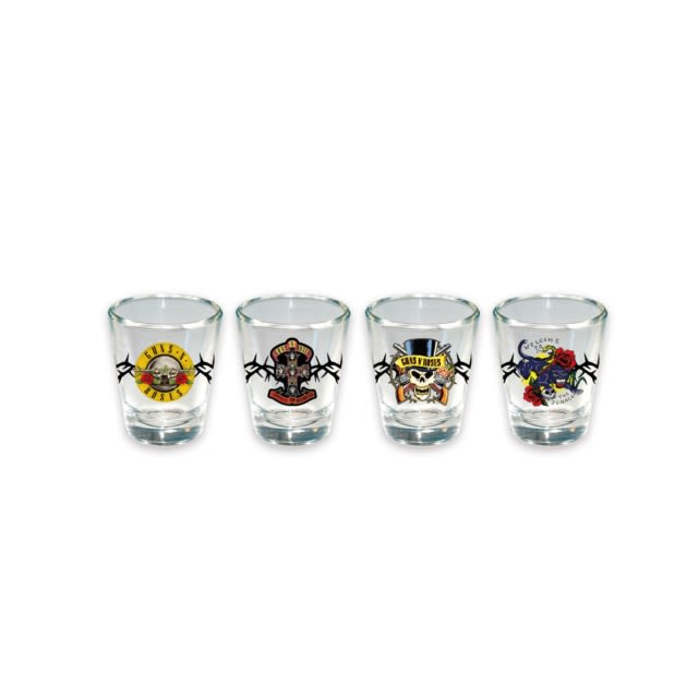 SHOT GUNS N' ROSES - GUNS N' ROSES 4 VASOS1