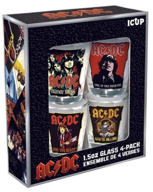 SHOT AC/DC - AC/DC 4 VASOS2