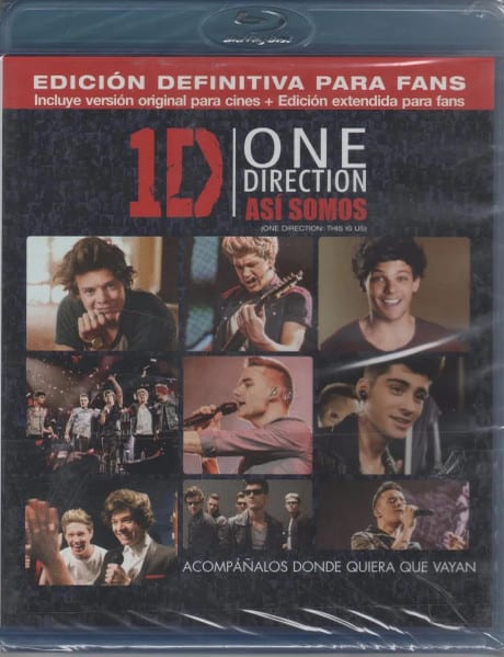 BLU RAY ONE DIRECTION/ ASI SOMOS 1BR1