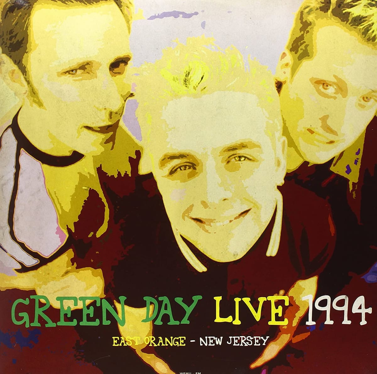 VINILO GREEN DAY / LIVE AT WFMU-FM EAST ORANGE NEW JERSEY AUGUST 1st 1994 (GREEN VINYL) 1LP3