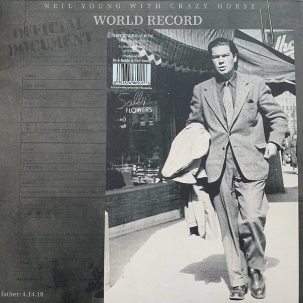 VINILO NEIL YOUNG WITH CRAZY HORSE/ WORLD RECORD 2LP1
