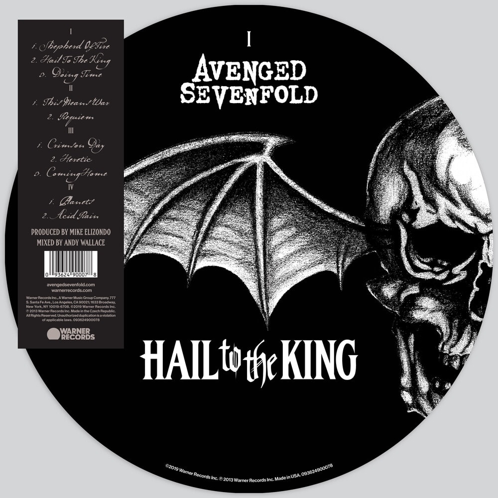 VINILO AVENGED SEVENFOLD/HAIL TO THE KING (Picture Disc)2LP1