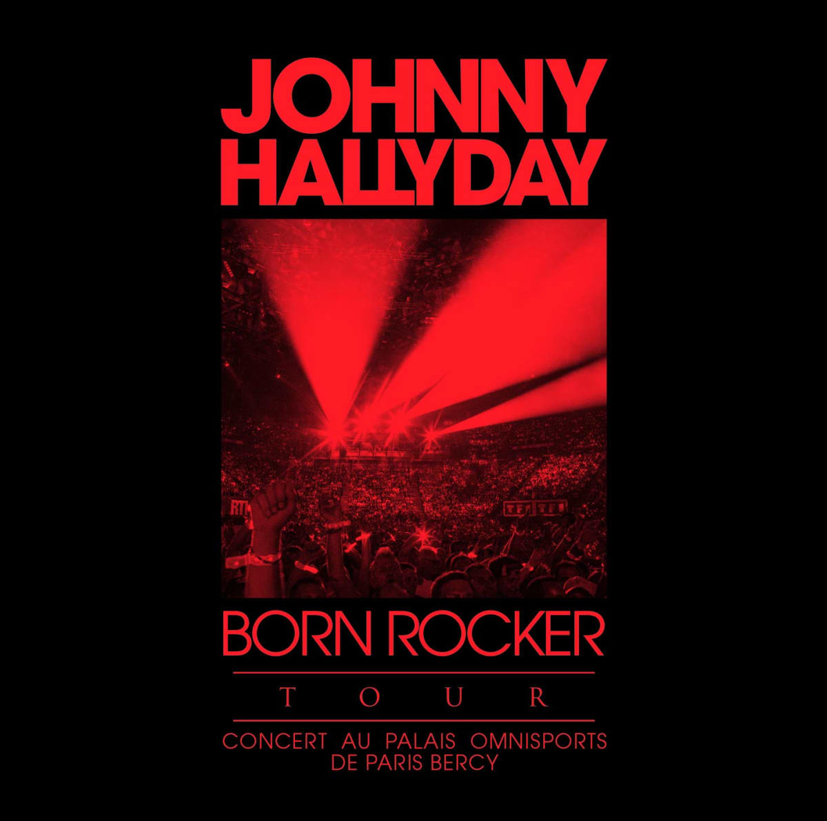 VINILO JOHNNY HALLYDAY/ BORN ROCKER TOUR Limited Edition Red 3LP1