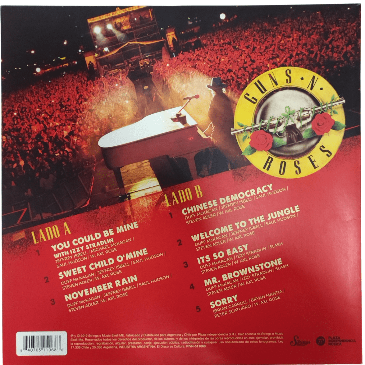 VINILO GUNS N' ROSES/ LIVE AT THE O2 ARENA LONDON VOL.1 1LP2