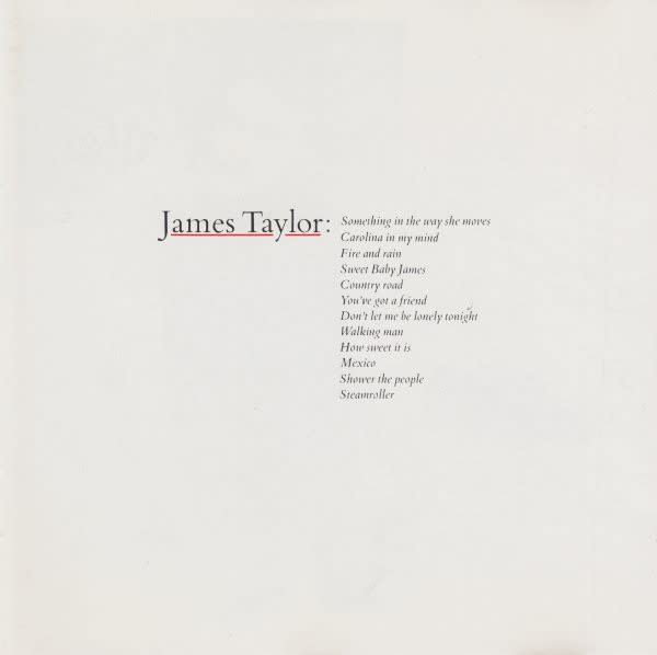 CD JAMES TAYLOR/ GREATEST HITS 1CD1