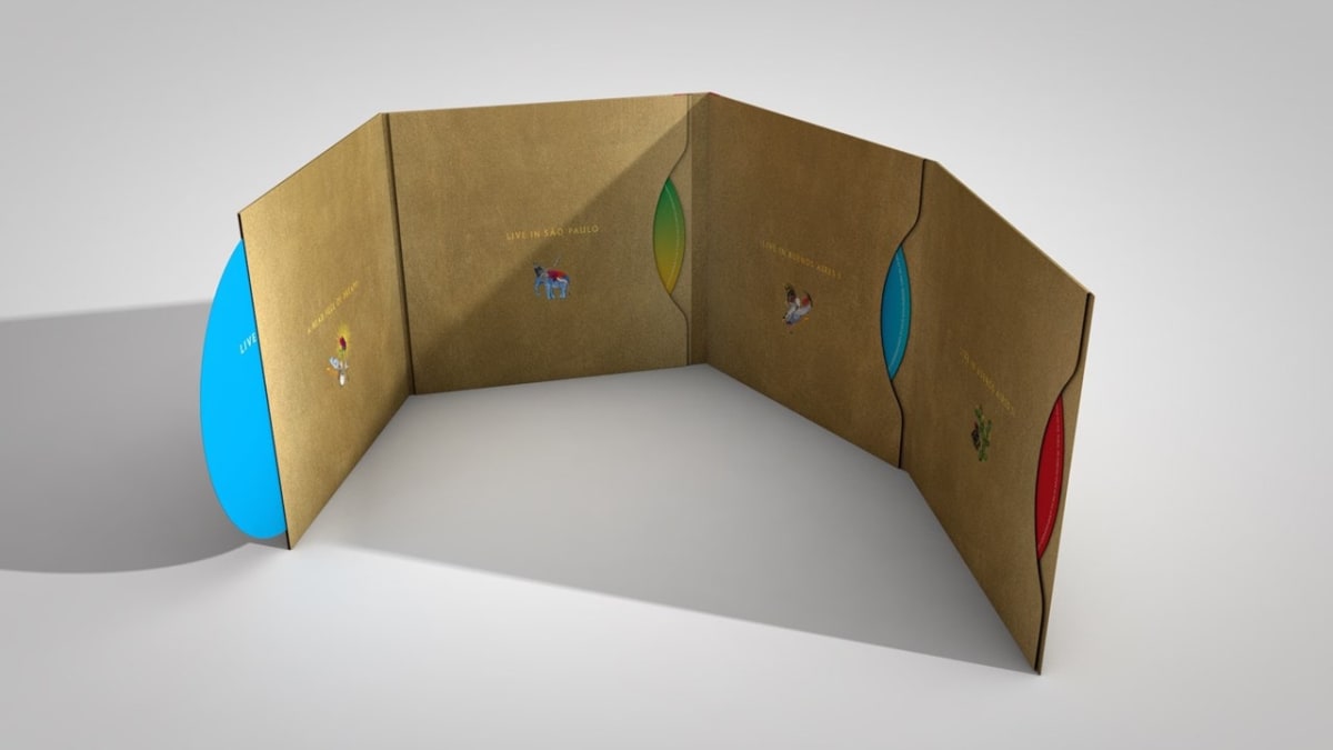 CD COLDPLAY/ LIVE IN BUENOS AIRES / SAO PAULO A HEAD FULL OF DREAMS 4(2CD+2DVD)2