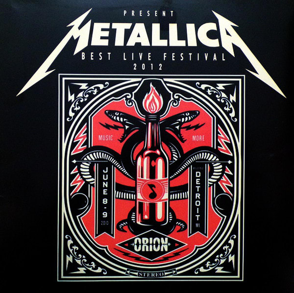 VINILO METALLICA / BEST LIVE FESTIVAL 2012 1LP1