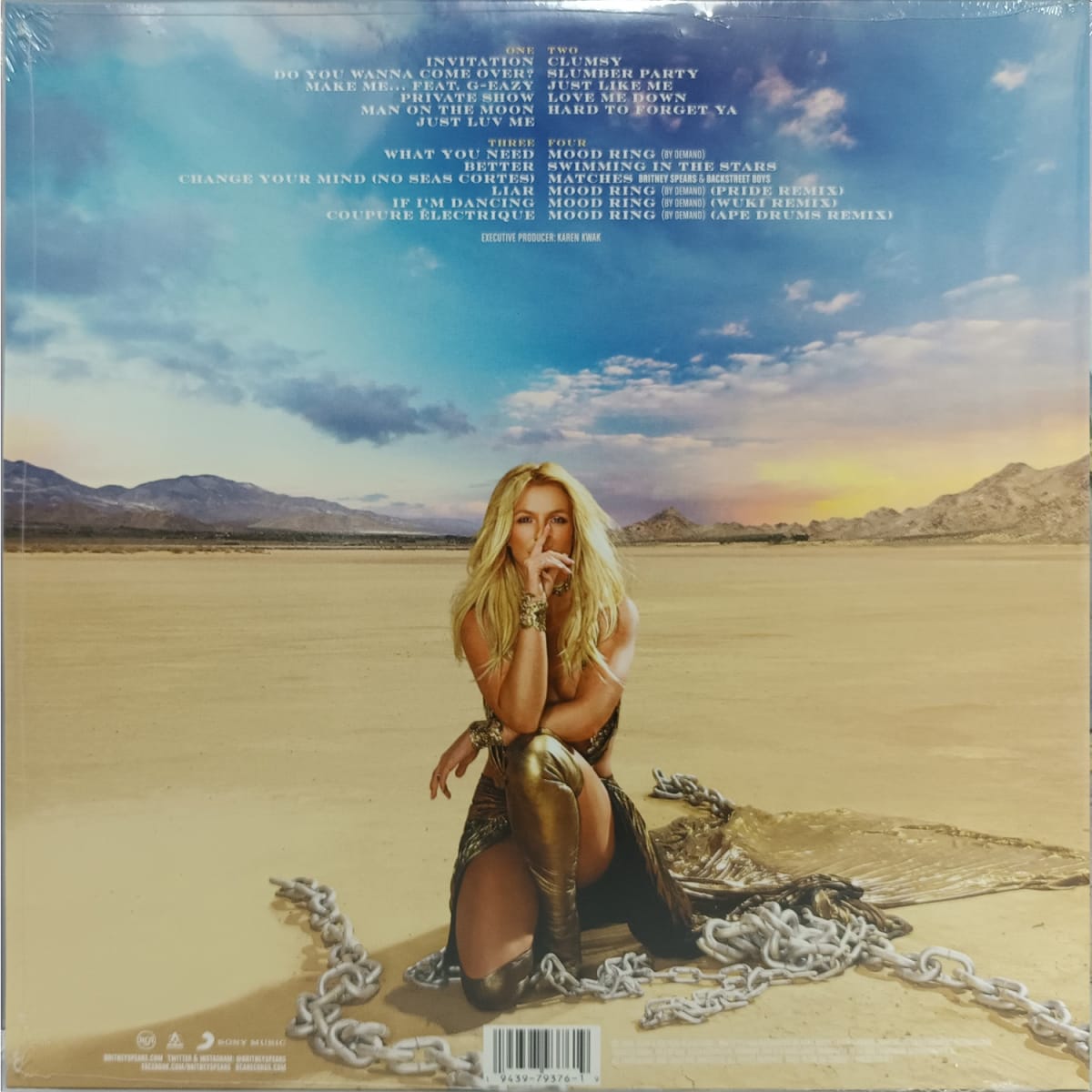 VINILO BRITNEY SPEARS/ GLORY (DELUXE EDITION) (OPAQUE WHITE VINYL) (RSD 2021) 2LP2