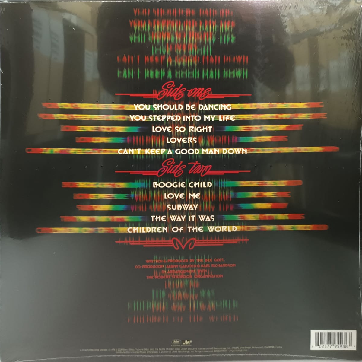 VINILO BEE GEES/ CHILDREN OF THE WORLD 1LP2