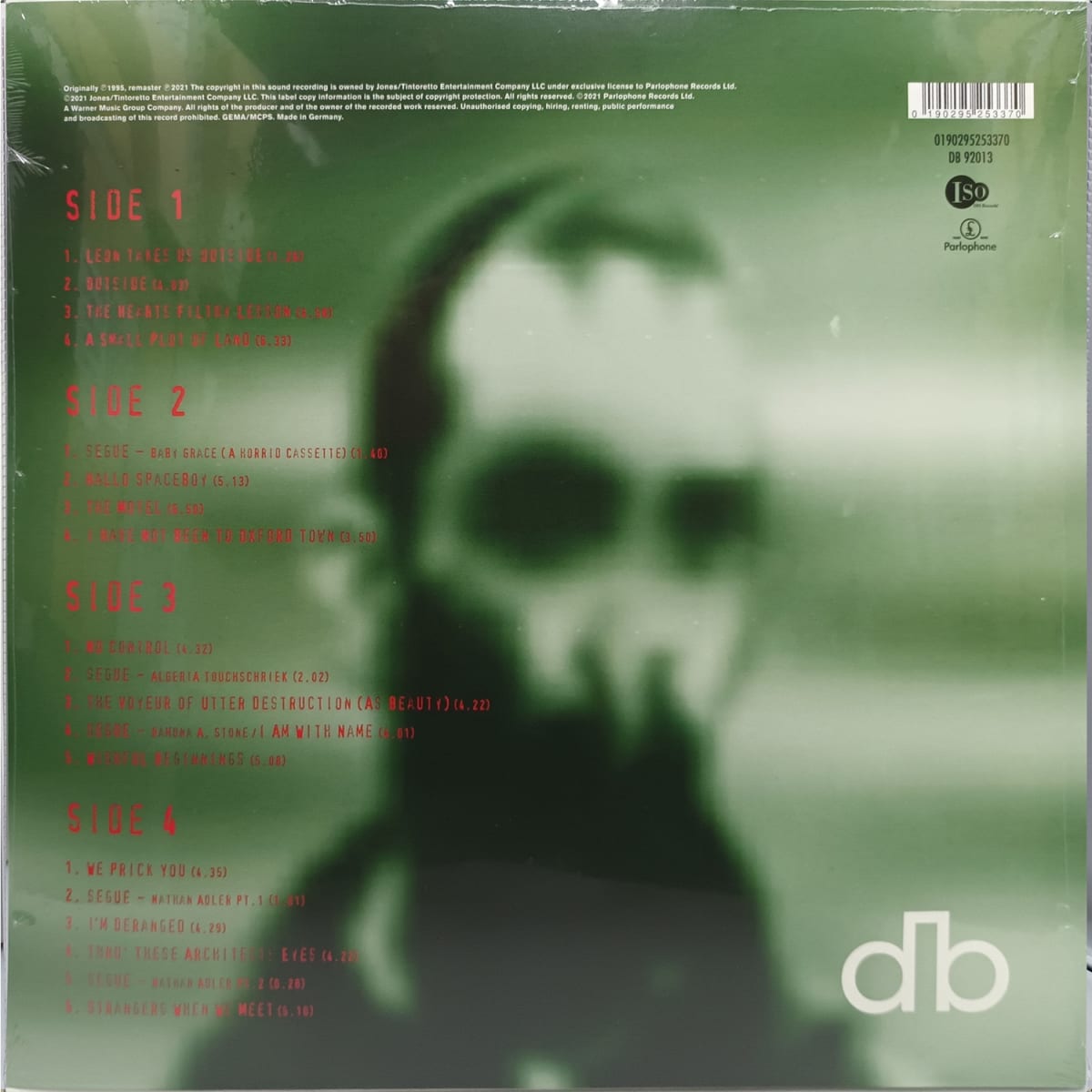 VINILO DAVID BOWIE/ 1. OUTSIDE THE NATHAN ADLER DAIRIES 2LP2