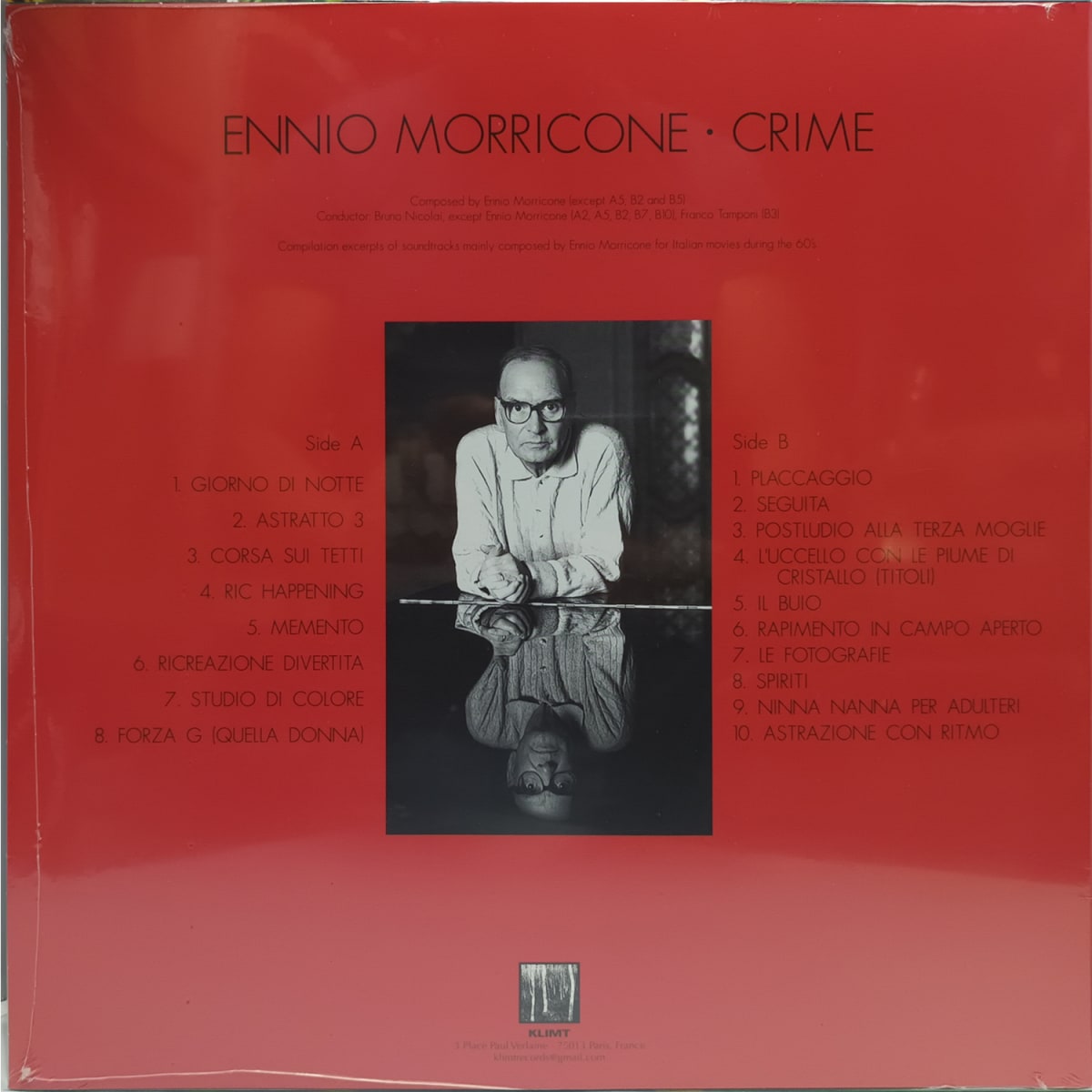 VINILO ENNIO MORRICONE/ CRIME (Evergreen Vinyl) 1LP2