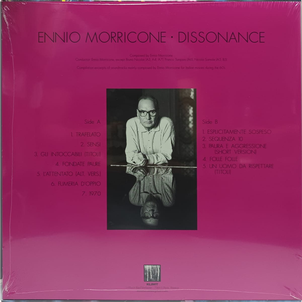 VINILO ENNIO MORRICONE/ DISSONANCE (Blue Jay Vinyl) 1LP2