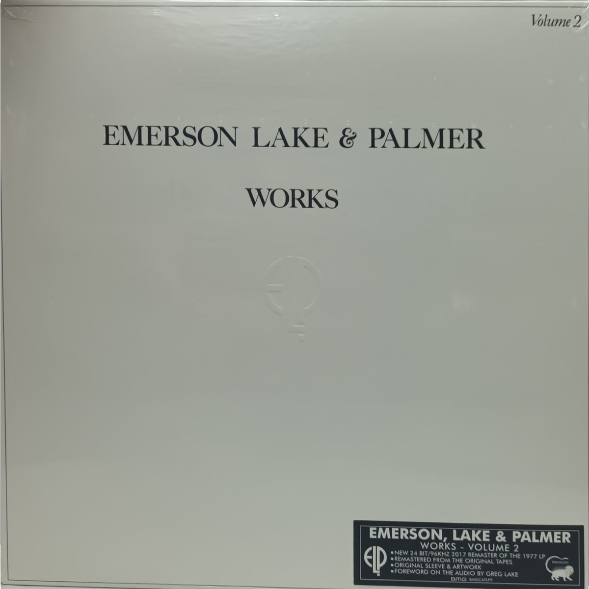 VINILO EMERSON LAKE & PALMER/ WORKS VOLUME 2 1LP1