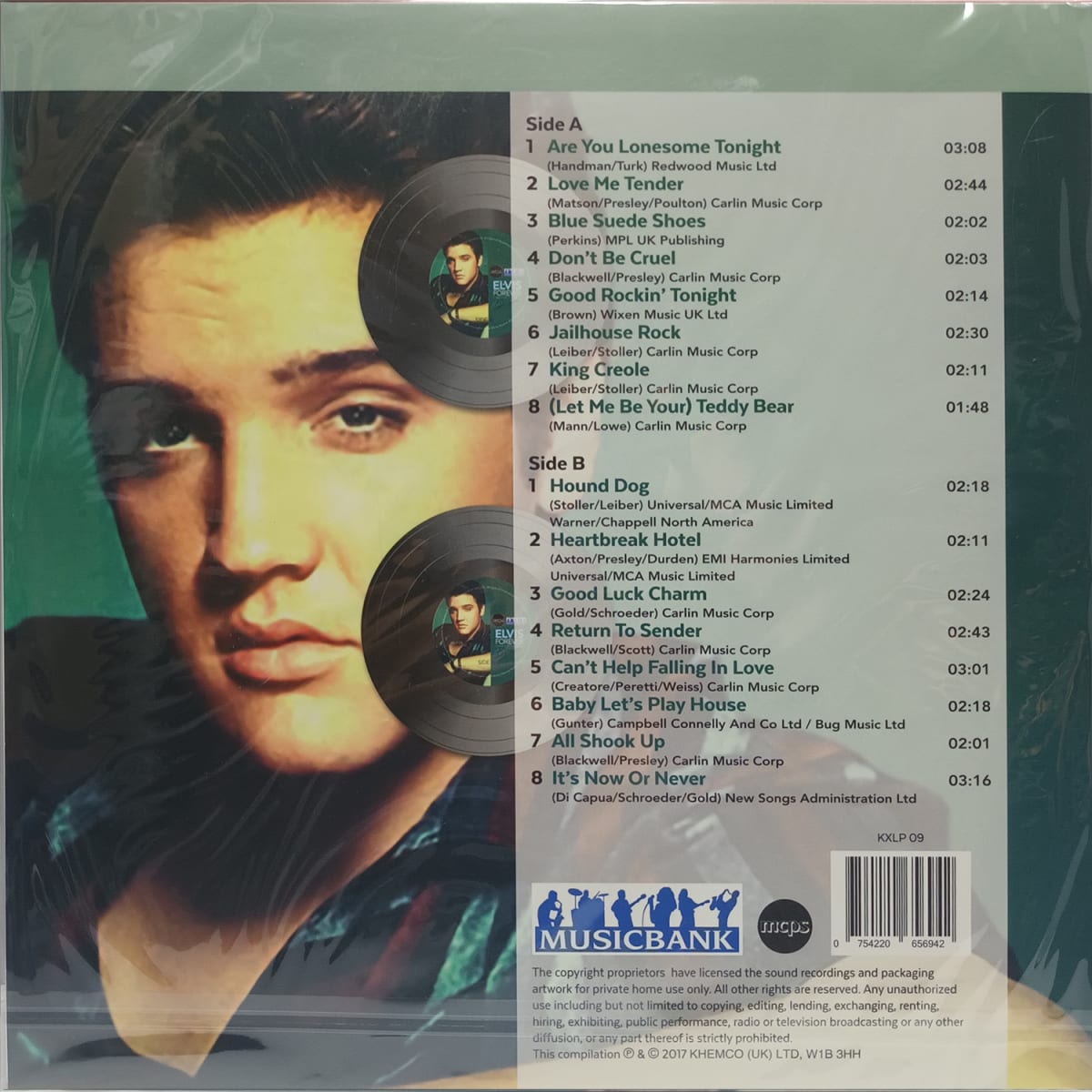 VINILO ELVIS PRESLEY/ ELVIS FOREVER 1LP2