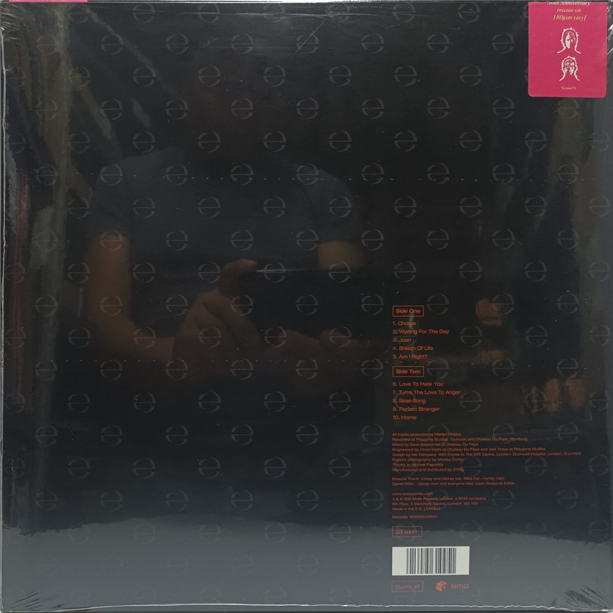 VINILO ERASURE/ CHORUS 1LP2