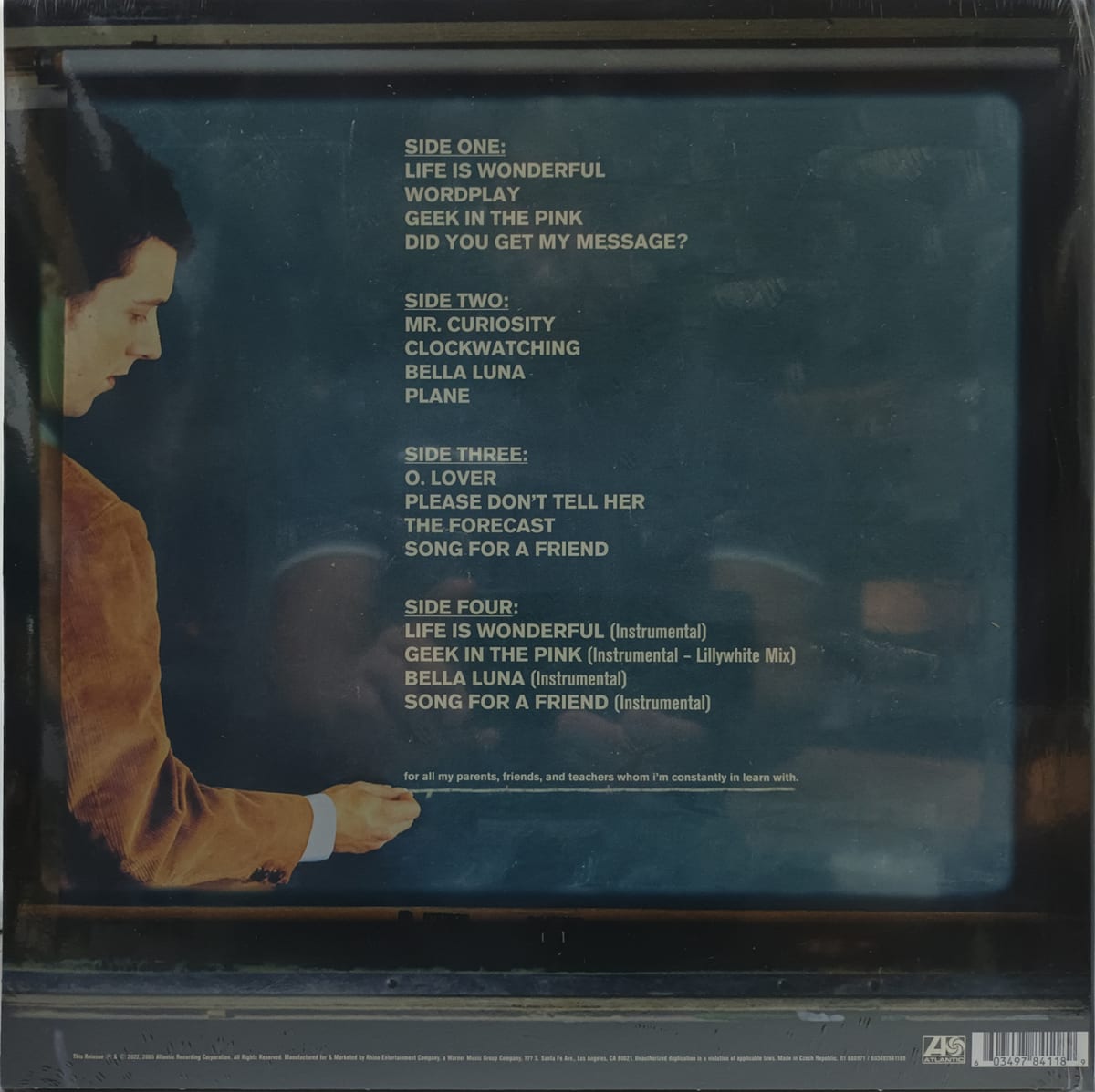 VINILO JASON MRAZ/ MR. A-Z.  2LP2