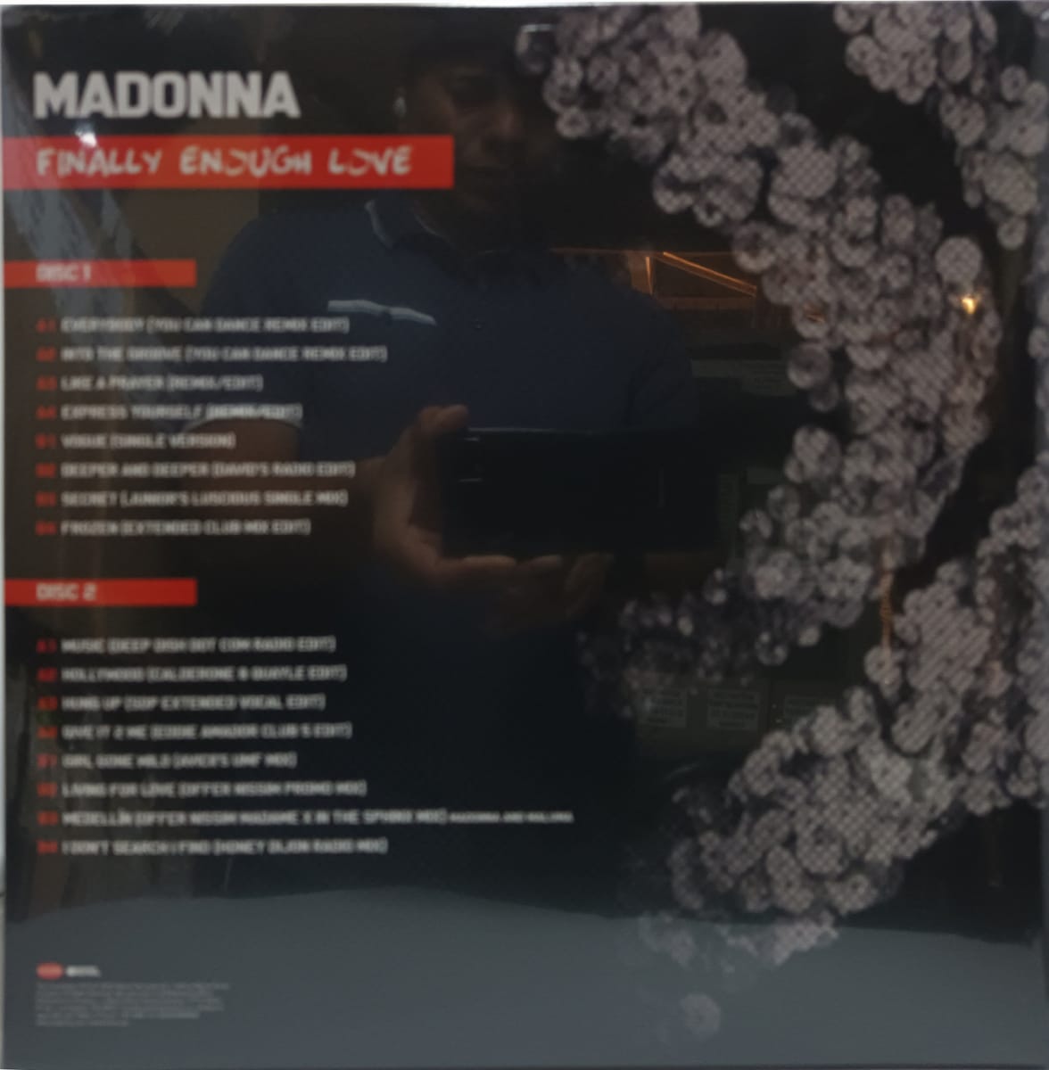 VINILO MADONNA/ FINALLY ENOUGH LOVE (CLEAR) 2LP2