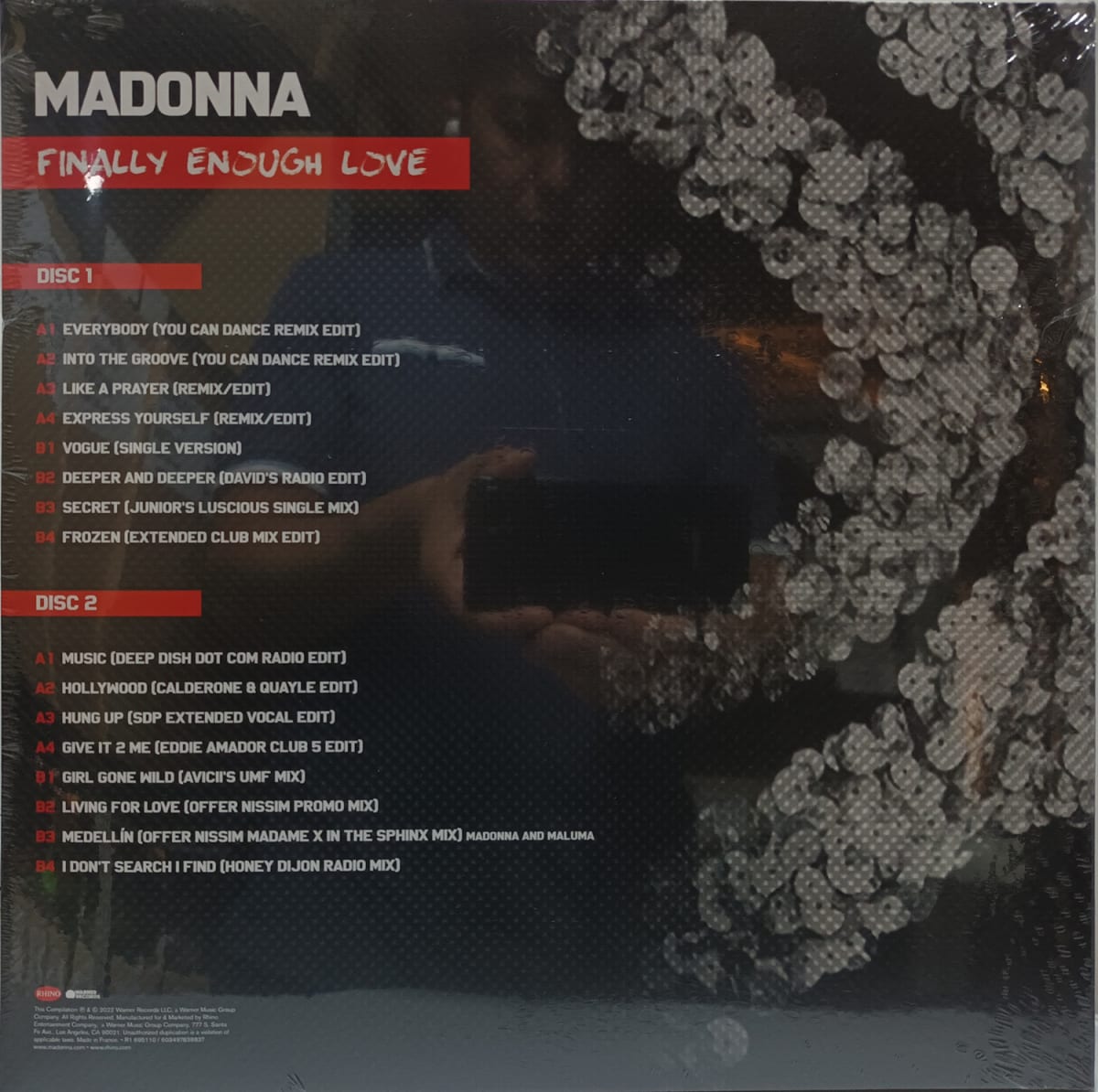 VINILO MADONNA/ FINALLY ENOUGH LOVE (RED TRANSLUCENT) 2LP2