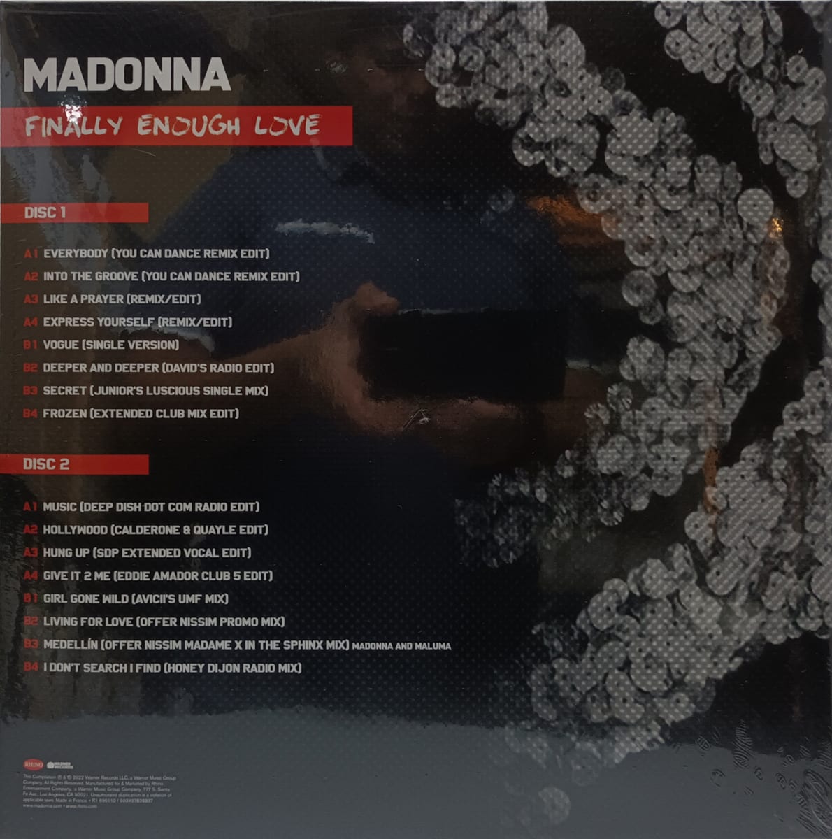 VINILO MADONNA/ FINALLY ENOUGH LOVE 2LP2