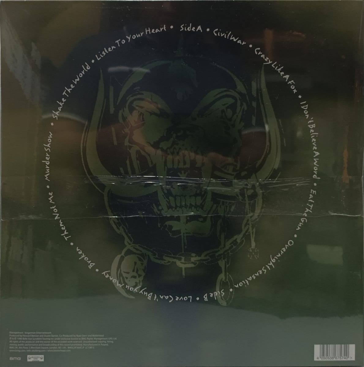 VINILO MOTÖRHEAD/ OVERNIGHT SENSATION (GREEN VINYL) 1LP2