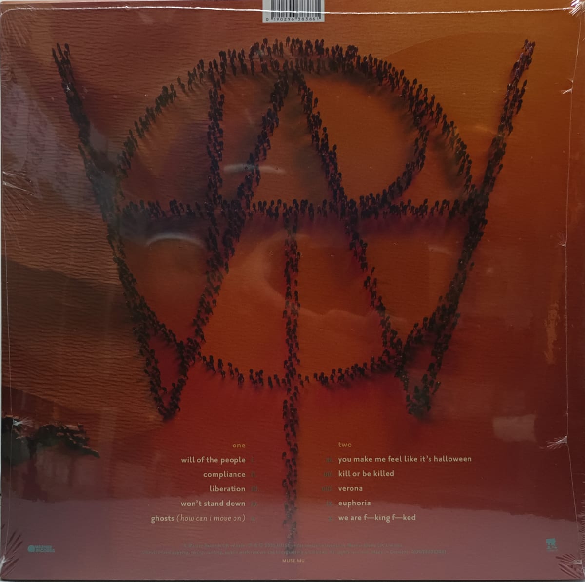 VINILO MUSE/ WILL OF THE PEOPLE  1LP2