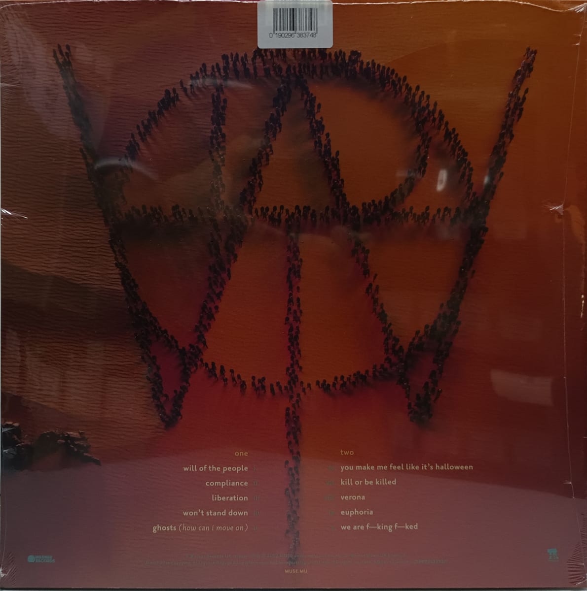 VINILO MUSE/ WILL OF THE PEOPLE (RED OPAQUE) 1LP2