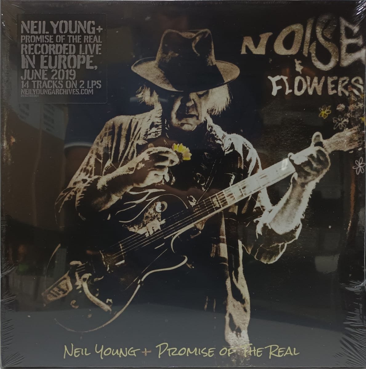 VINILO NEIL YOUNG + PROMISE OF THE REAL/ NOISE & FLOWERS 2LP1