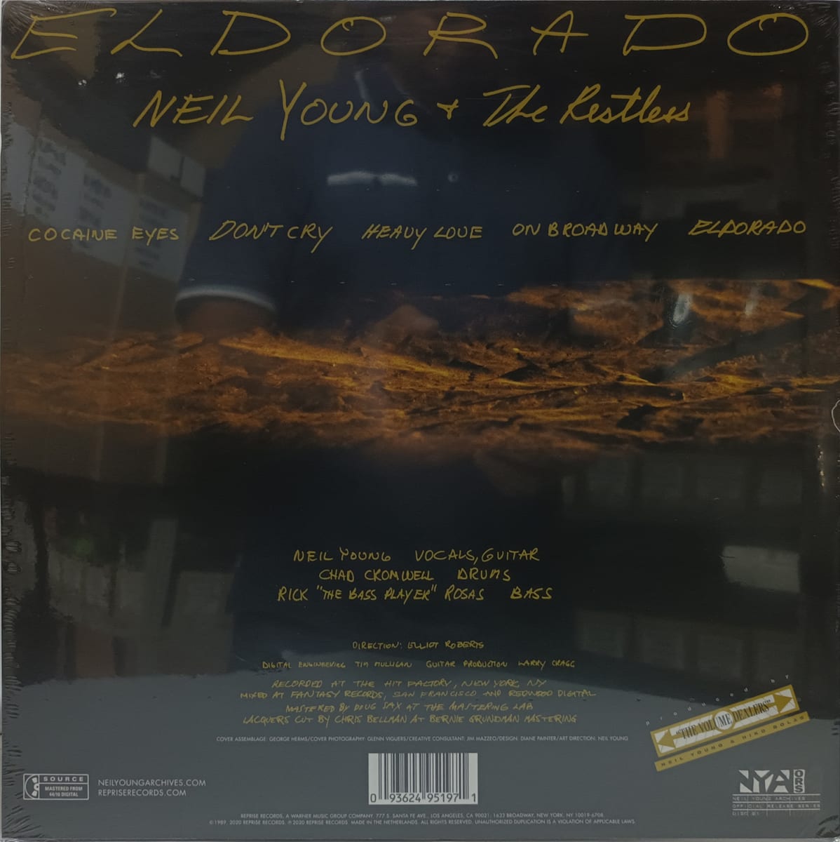 VINILO NEIL YOUNG + THE RESTLESS/ ELDORADO, 12'' MINI-ALBUM 1LP2