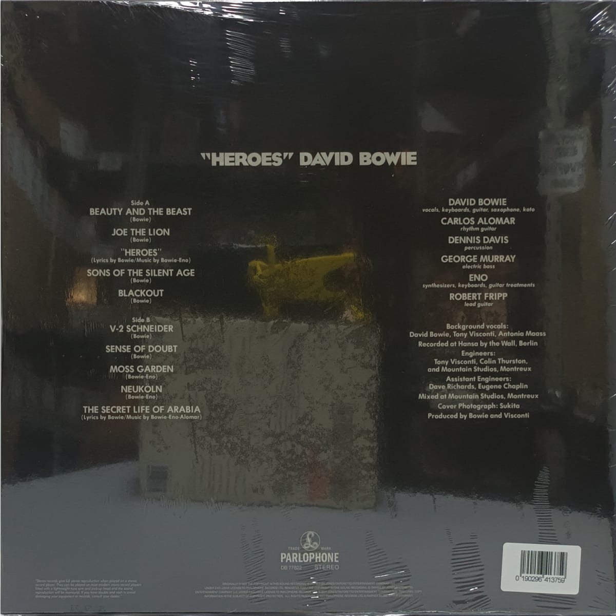 VINILO DAVID BOWIE/ HEROES - LIMITED EDITION (GREY VINYL) 45TH ANNIVERSARY 1LP2