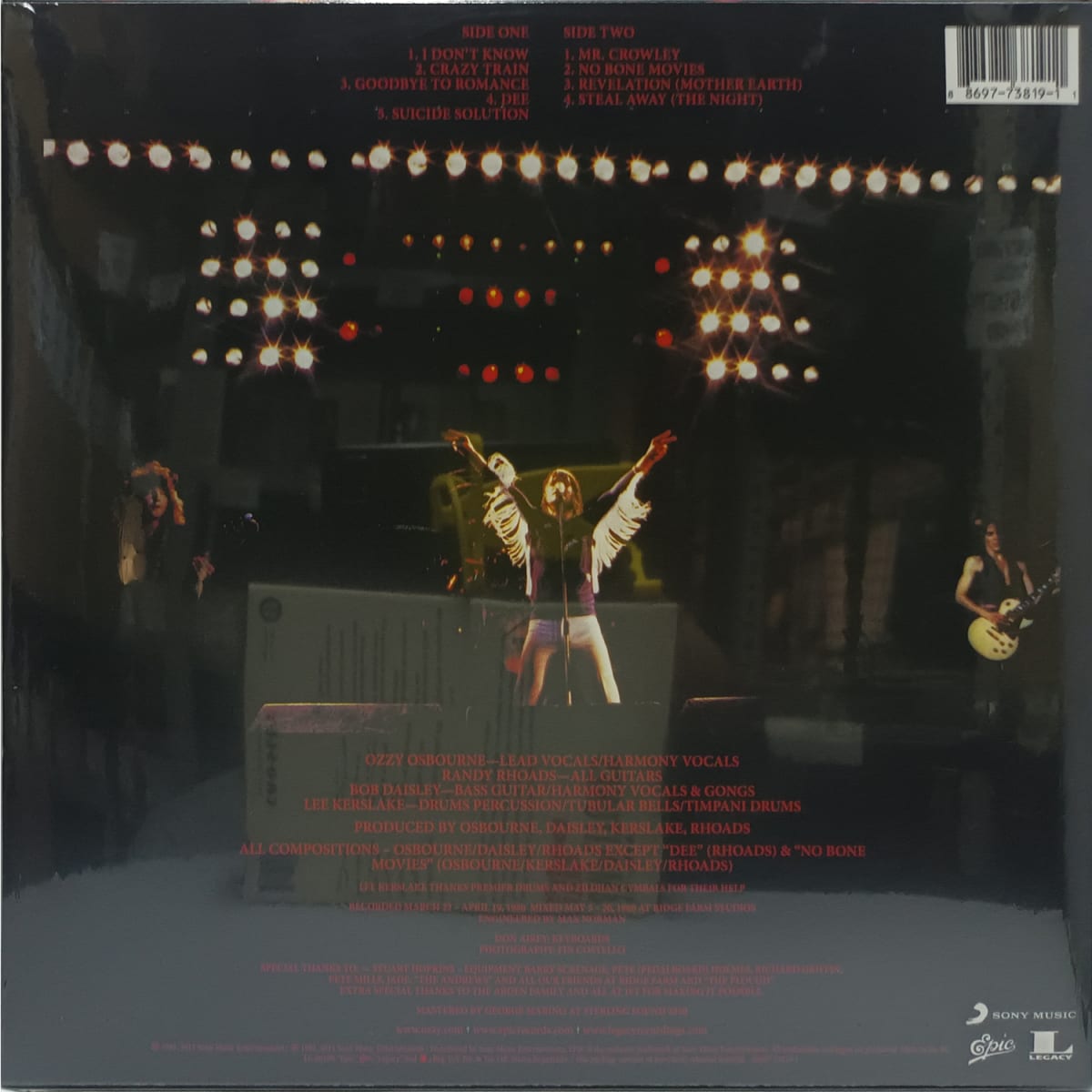 VINILO OZZY OSBOURNE/ BLIZZARD OF OZ 1LP2