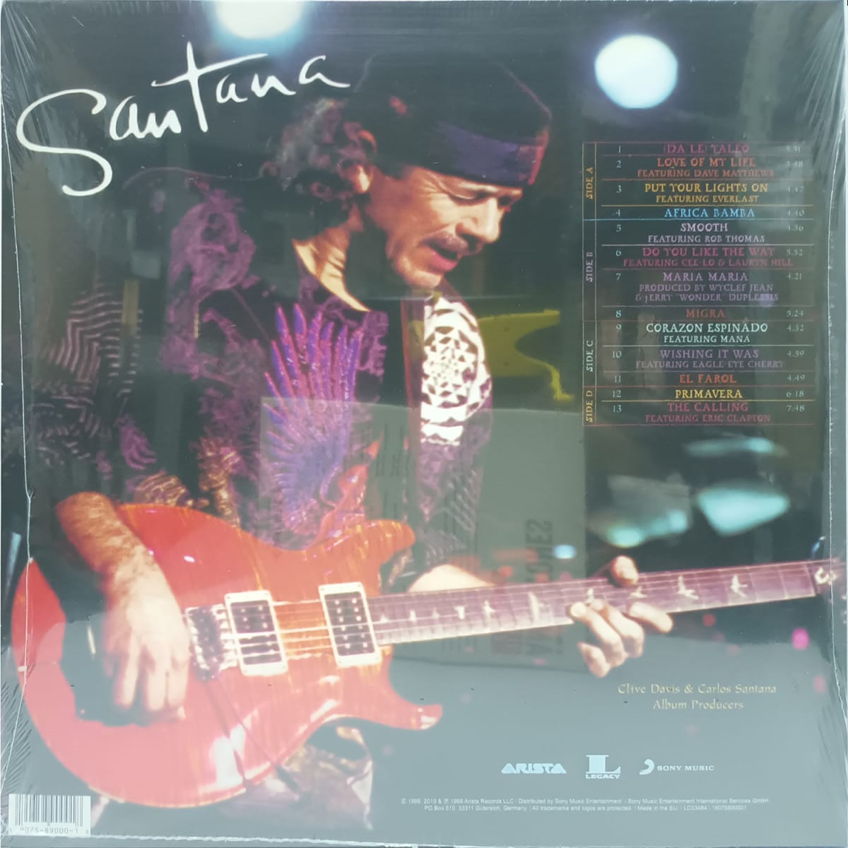VINILO SANTANA/ SUPERNATURAL 2LP1