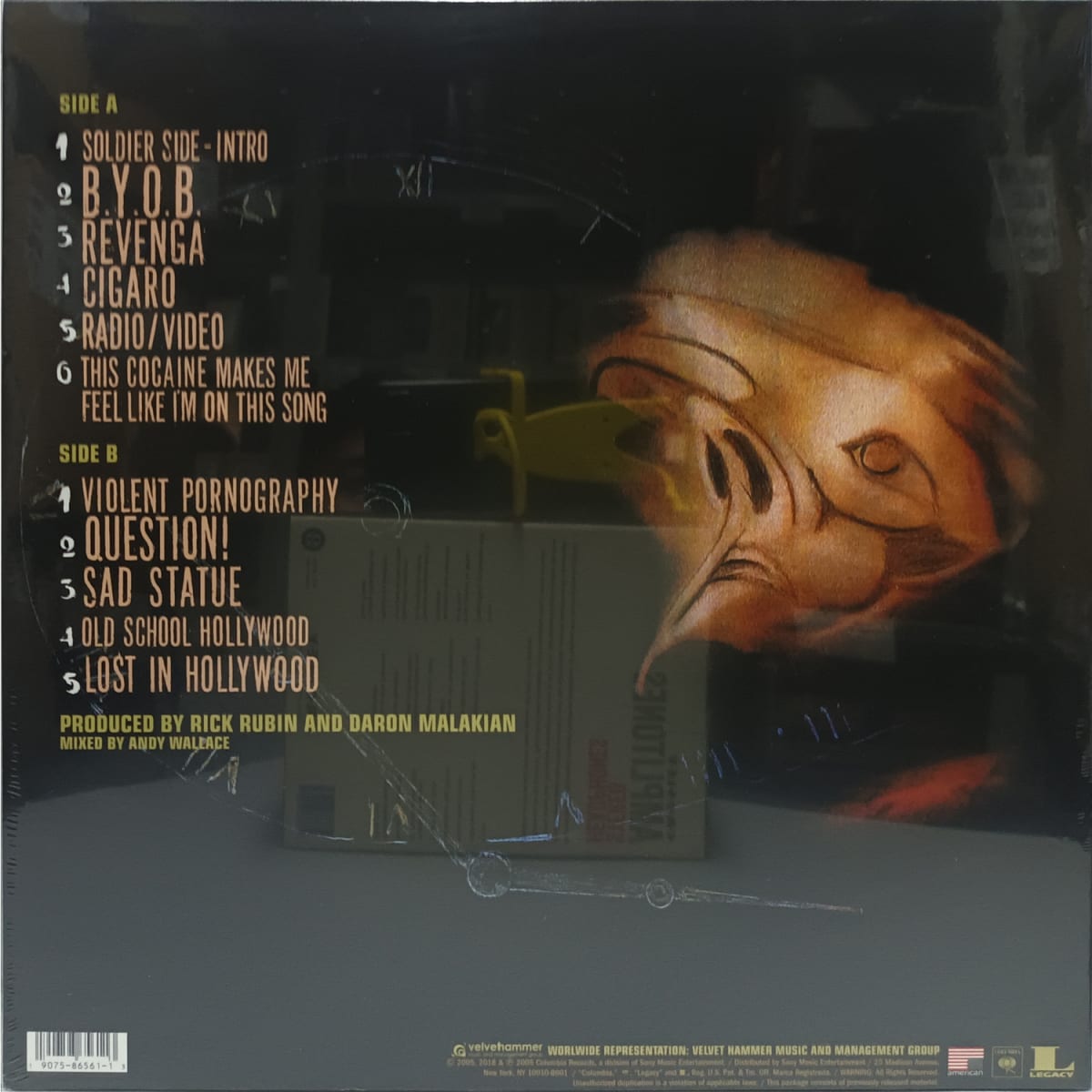 VINILO SYSTEM OF A DOWN/ MEZMERIZE 1LP2