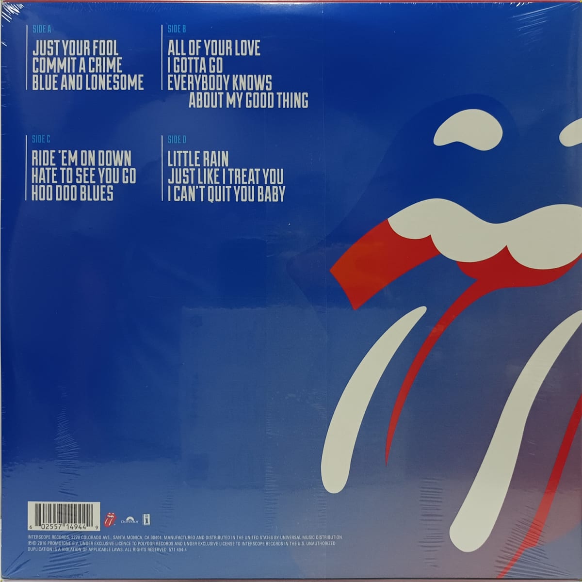 VINILO THE ROLLING STONES/ BLUE & LONESOME 2LP2