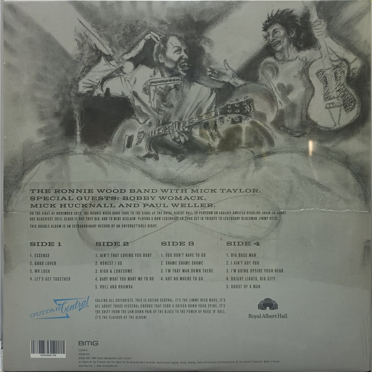 VINILO THE RONNIE WOOD BAND/ MR. LUCK - A TRIBUTE TO JIMMY REED: LIVE AT THE ROYAL ALBERT HALL 2LP2