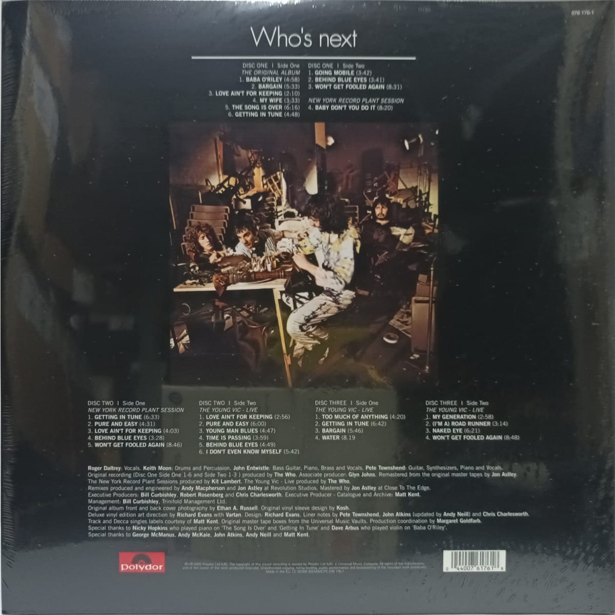VINILO THE WHO/ WHO'S NEXT 3LP2
