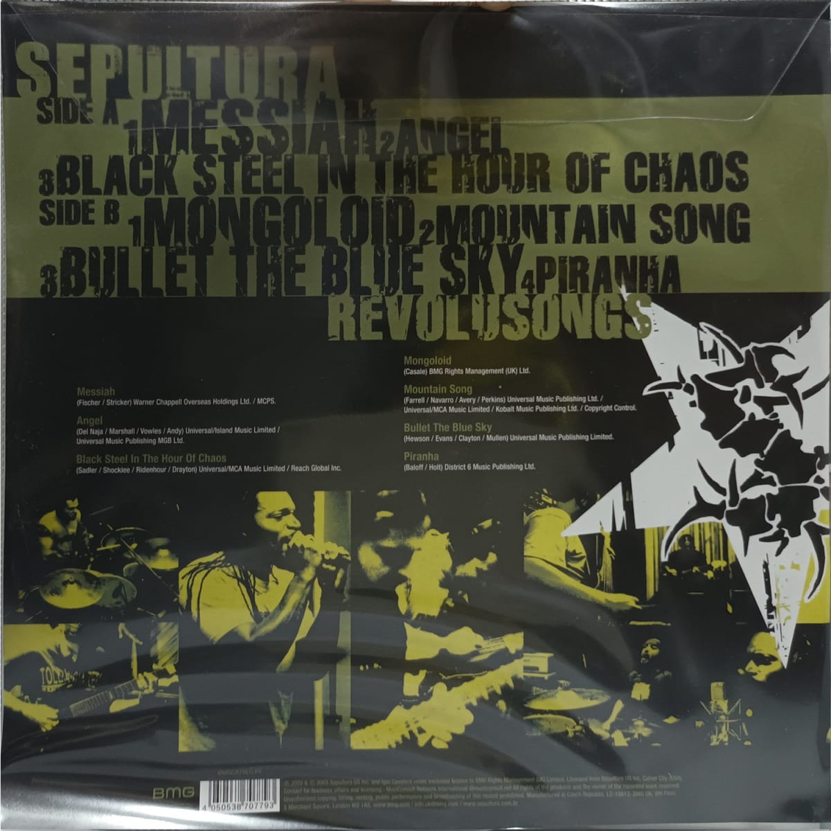 VINILO SEPULTURA/ REVOLUSONGS (PICTURE DISC) (RSD 2022) 1LP2