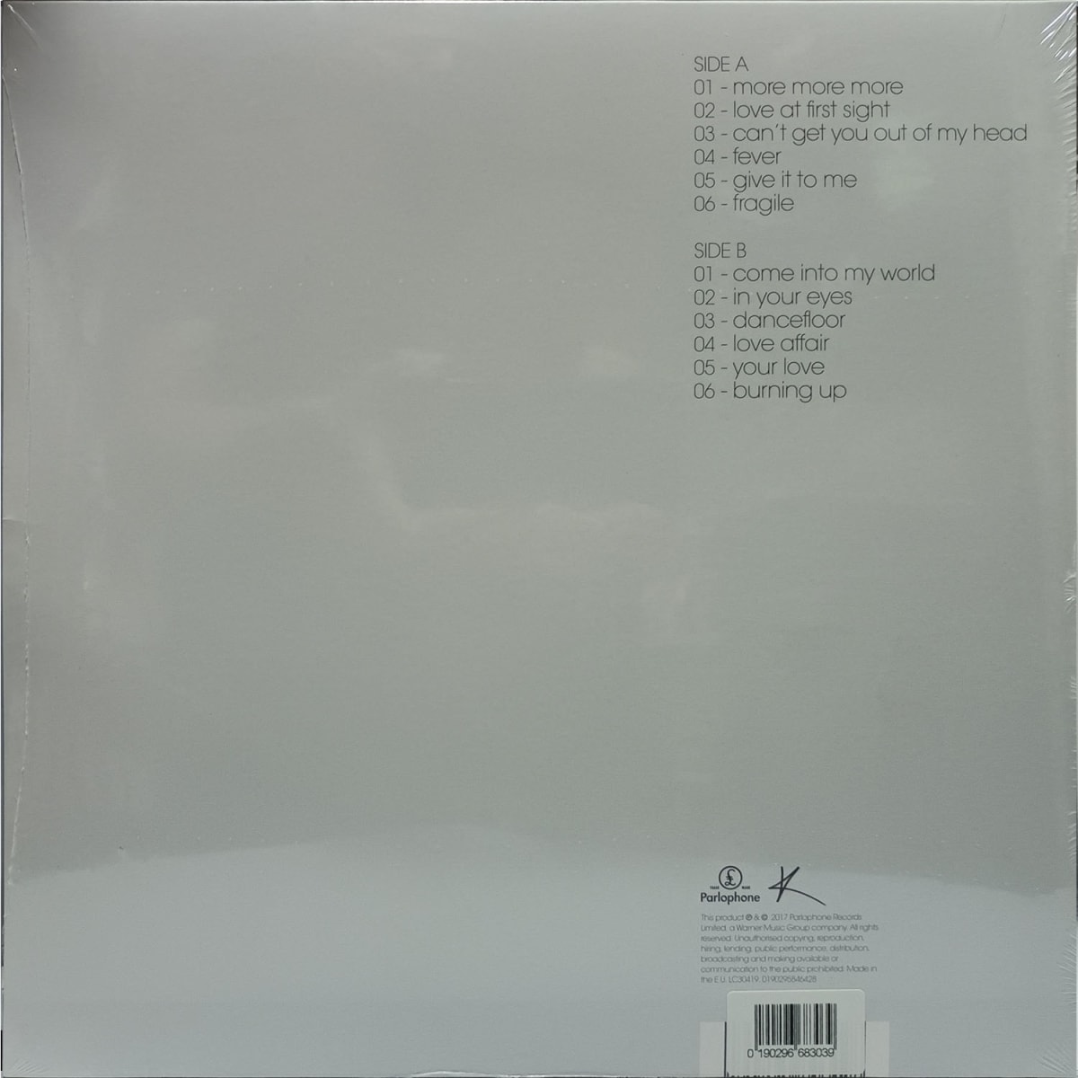 VINILO KYLIE MINOGUE/ FEVER 1LP2