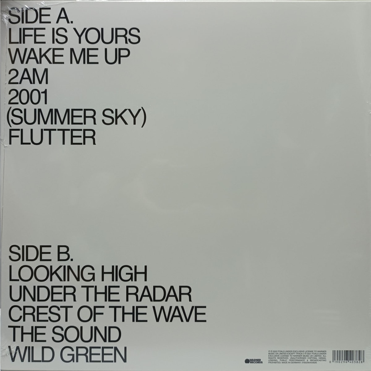 VINILO FOALS/ LIFE IS YOURS 1LP1