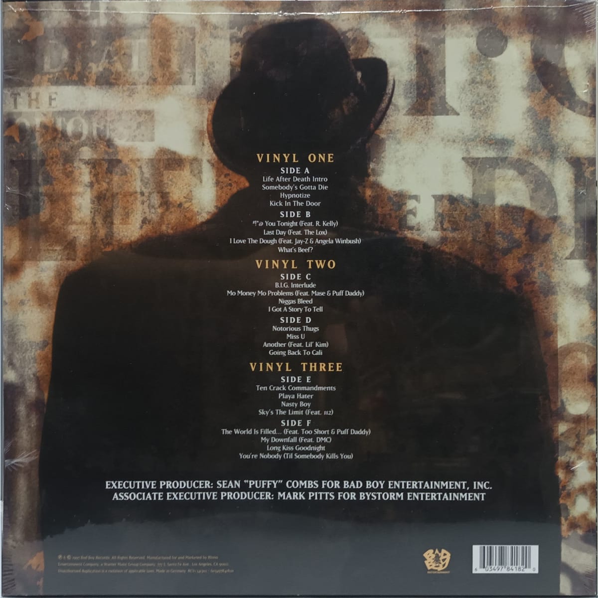 VINILO THE NOTORIUS B.I.G./ LIFE AFTER DEATH (25 ANNIVERSARY OF THE FINAL STUDIO ALBUM FROM BIGGIE 2