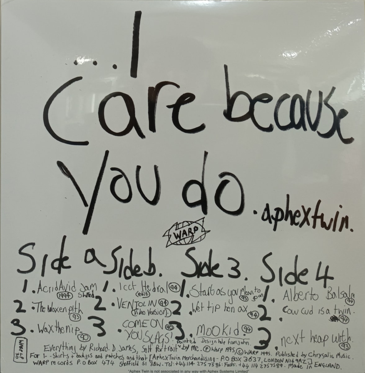 VINILO APHEX TWIN/ SYRO 1LP1