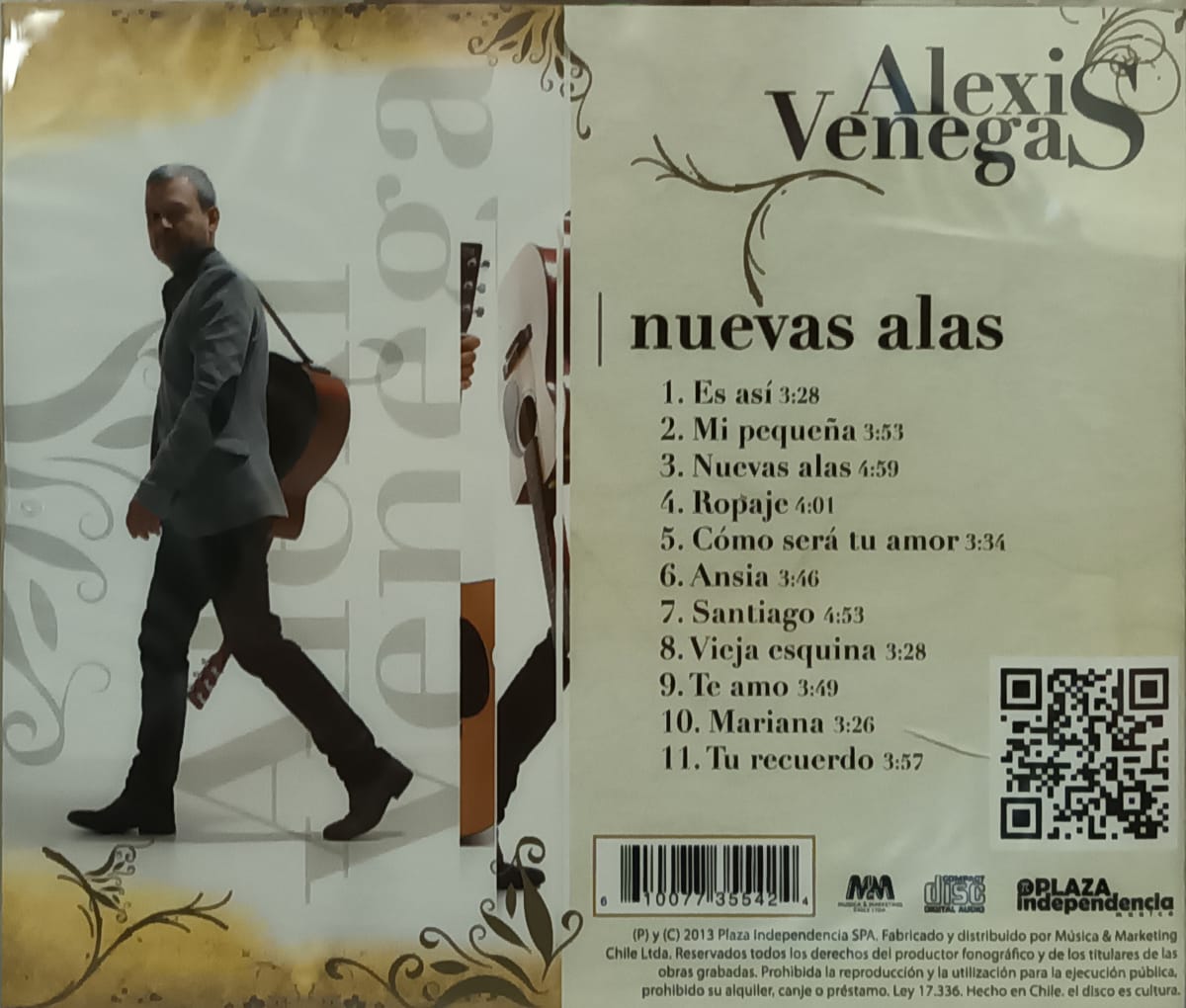 CD ALEXIS VENEGAS/ NUEVAS ALAS 1CD2