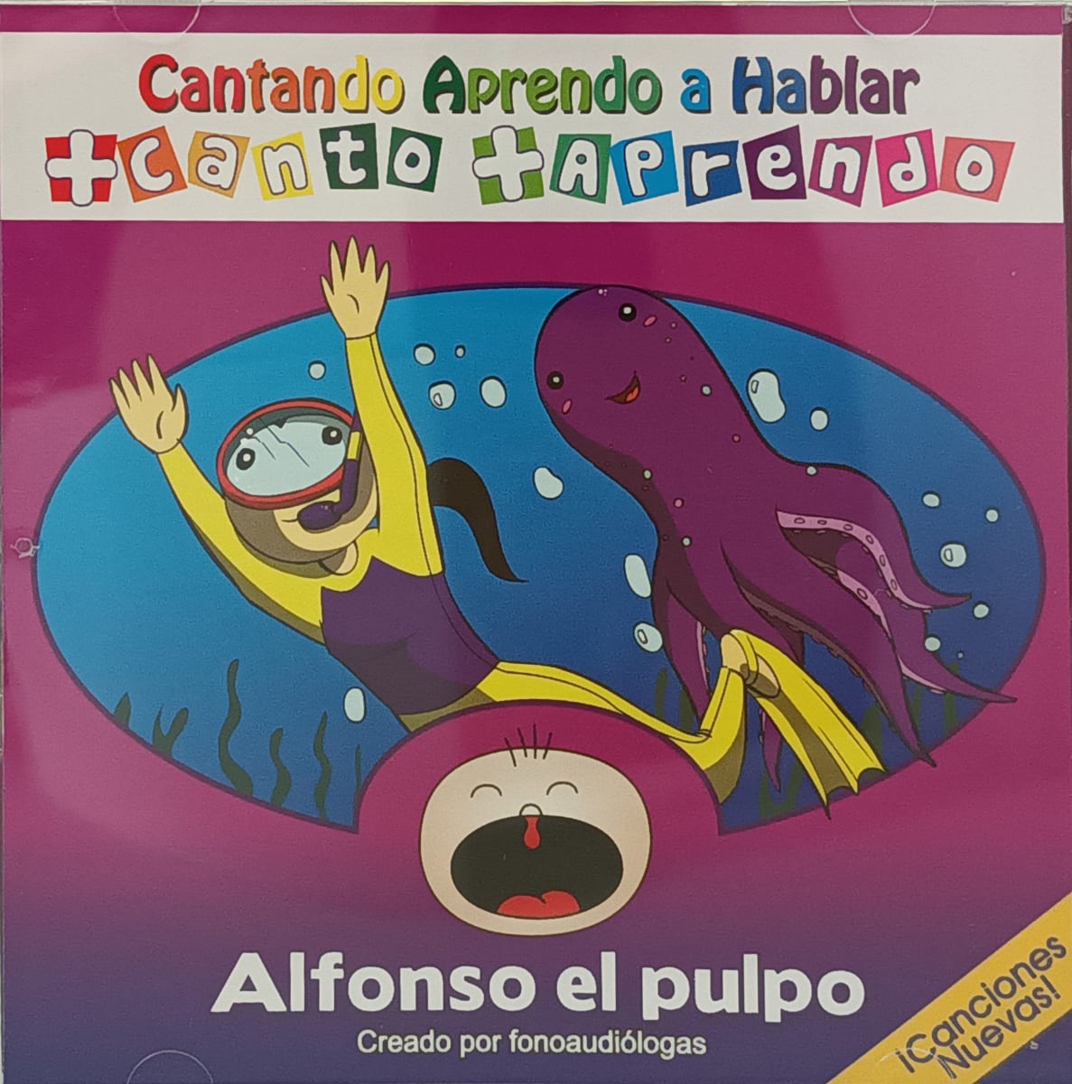 CD CANTANDO APRENDO A HABLAR/ + CANTO + APRENDO: ALFONSO EL PULPO 1CD1