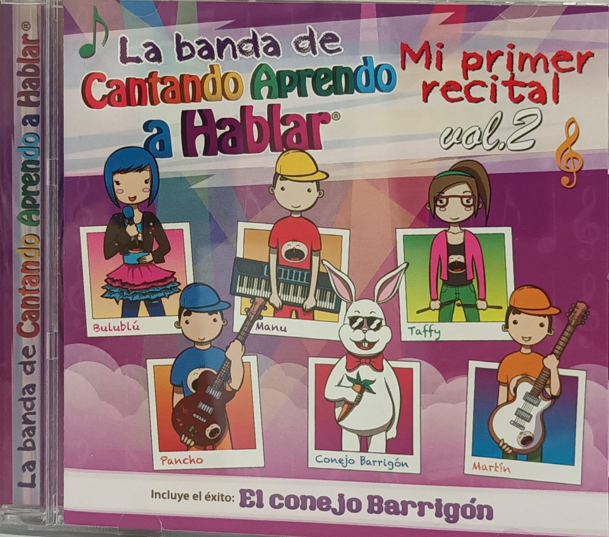 CD CANTANDO APRENDO A HABLAR/ LA BANDA MI PRIMER RECITAL VOL 2 1CD1
