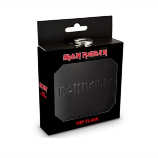 LICORERA DE BOLSILLO IRON MAIDEN - IRON MAIDEN LOGO HIP FLASK2