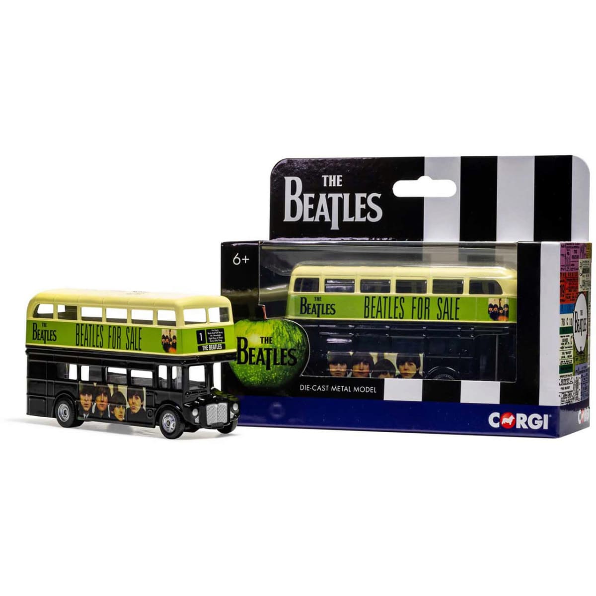 AUTO COLECCIONABLE -  THE BEATLES - LONDON BUS - 'BEATLES FOR SALE' DIE CAST 1:64 SCALE1