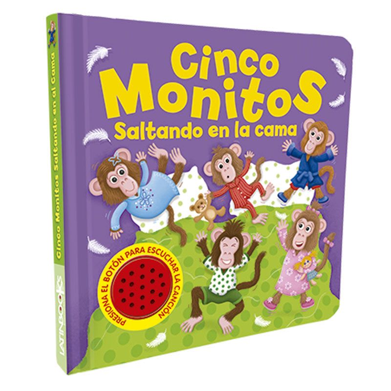 LIBRO CANCIONES DEL JARDIN CINCO MONITOS SALTANDO EN LA C1